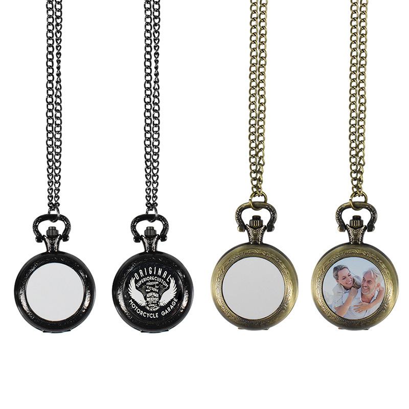 Jewelry Watches & Accessories - สร้อยคอจี้นาฬิกาพกโลหะวินเทจแบบกำหนดเอง สร้อยคอนาฬิกาคลาสสิก เครื่องประดับแฟชั่นสำหรับผู้ชายและผู้หญิง