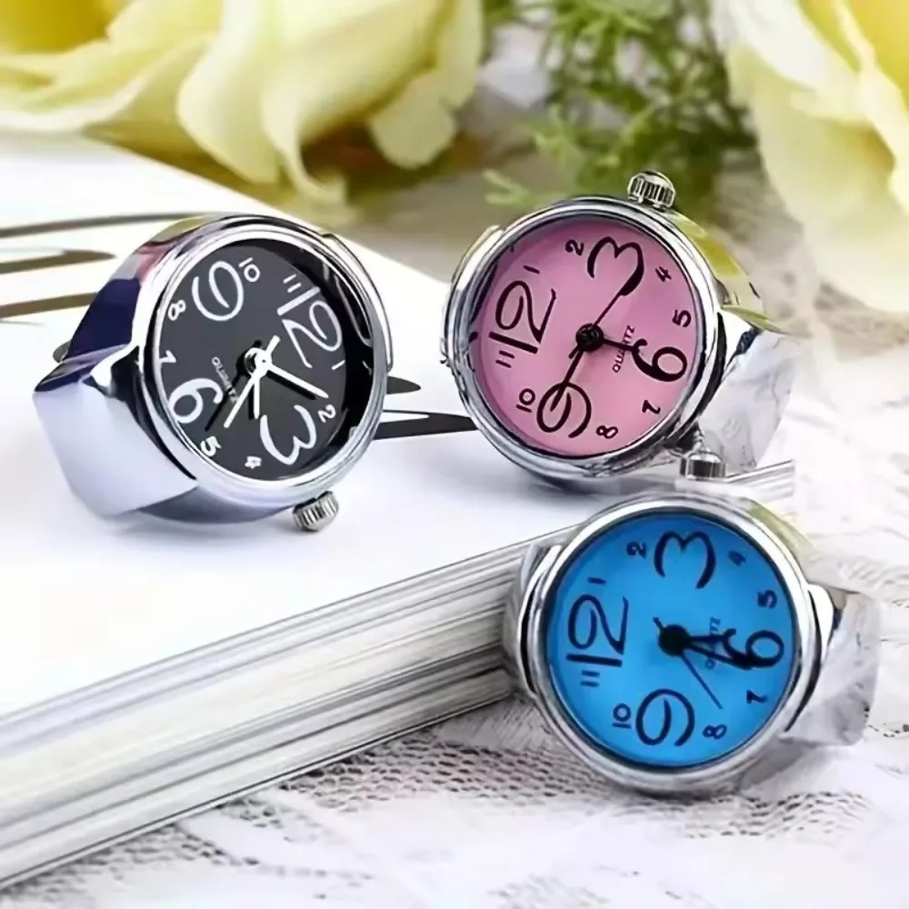 Vintage Jewelry Watches Women - แหวนนาฬิกาควอตซ์วินเทจ ดีไซน์สร้างสรรค์ ของตกแต่งสำหรับผู้ชาย ผู้หญิง ใช้ในชีวิตประจำวัน งานปาร์ตี้