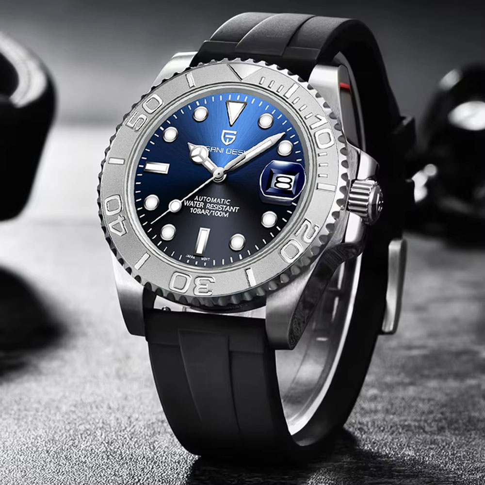 Mens Mechanical Watch - นาฬิกา PAGANI DESIGN รุ่นใหม่ นาฬิกาอัตโนมัติสำหรับผู้ชาย กระจกแซฟไฟร์