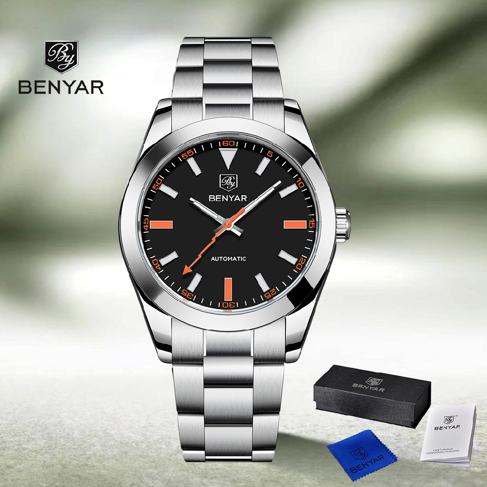 นาฬิกาแฟชั่นแบรนด์ BENYAR DESI - Mens Mechanical Watch บทวิจารณ์และราคา