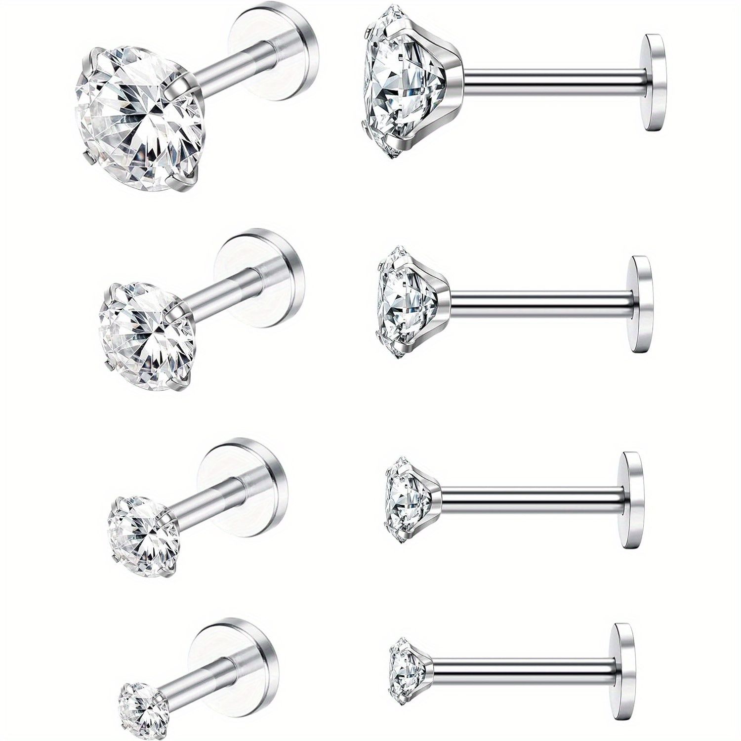 Drperfect ห่วงเจาะเกลียวสแตนเล - Opal Earrings Dangle บทวิจารณ์และราคา