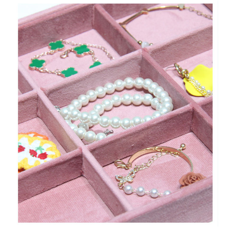 ถาดแสดงเครื่องประดับกำมะหยี่สี - Jewelry And Watches Store บทวิจารณ์และราคา