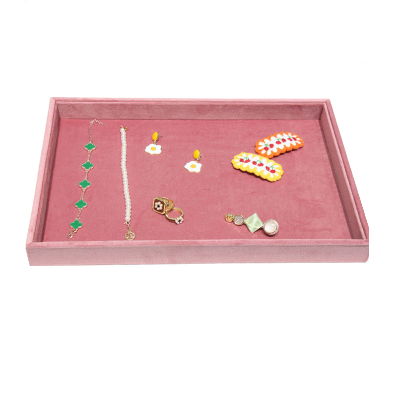 ถาดแสดงเครื่องประดับกำมะหยี่สี - Jewelry And Watches Store บทวิจารณ์และราคา