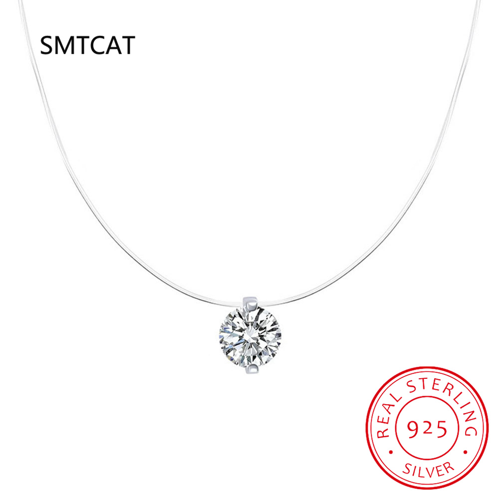 0.5-2CT D สี Moissanite สร้อยค - Crystal Choker Necklace บทวิจารณ์และราคา