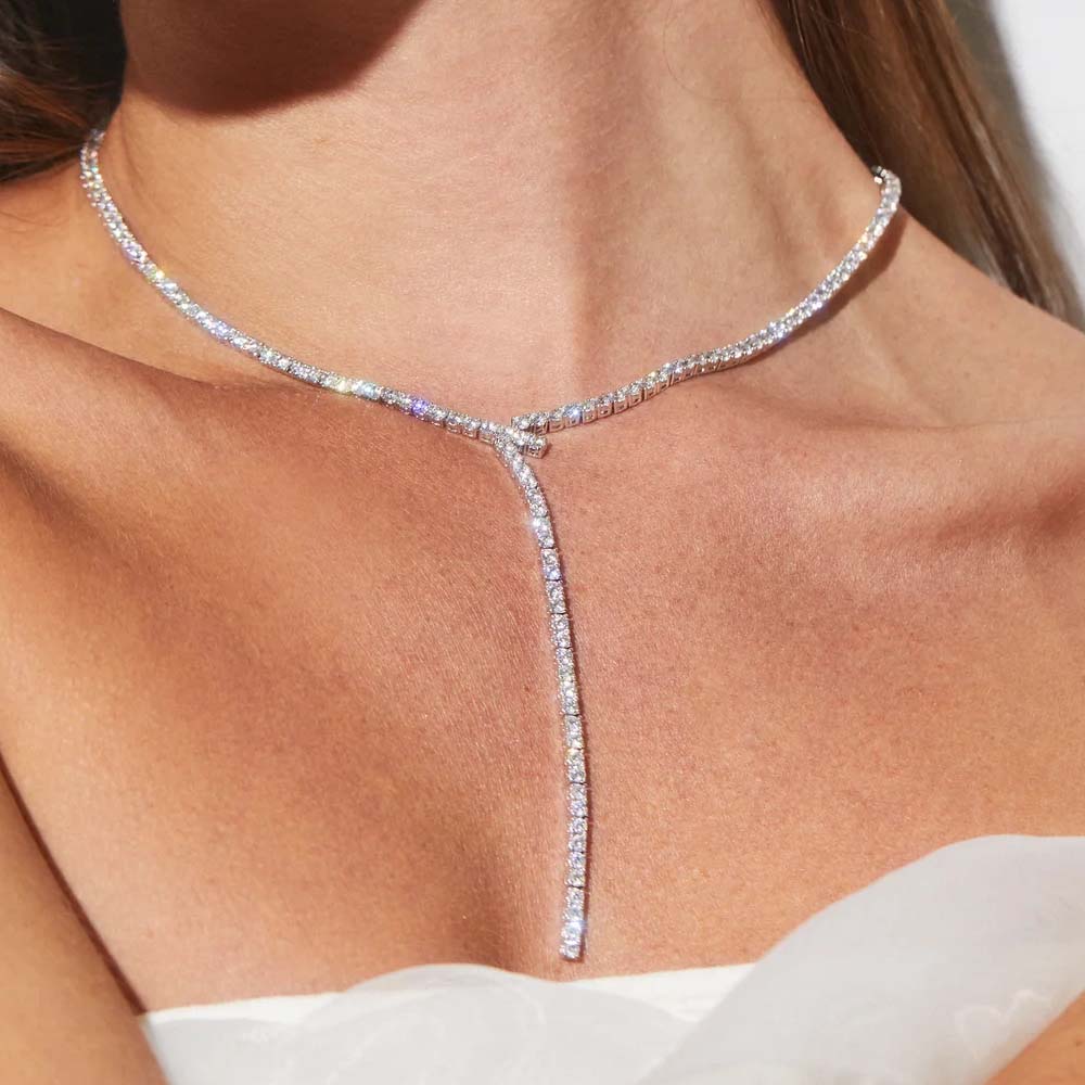 Stonenfans ยาว Y รูป Lariat Li - Crystal Choker Necklace บทวิจารณ์และราคา