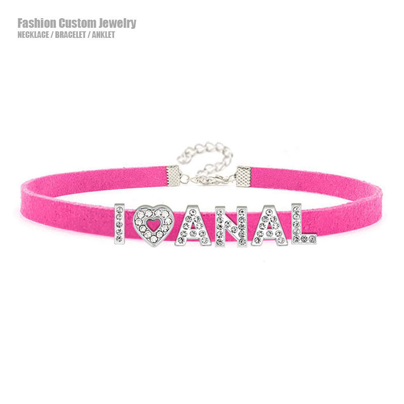 ตัวอักษรพลอยเทียมสุดฮอตที่เซ็ก - Crystal Choker Necklace บทวิจารณ์และราคา
