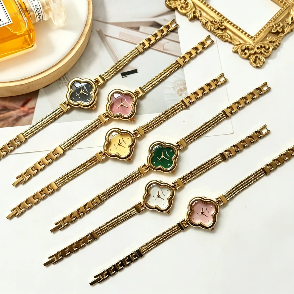นาฬิกาข้อมือผู้หญิงวินเทจ สายโ - Vintage Jewelry Watches Women บทวิจารณ์และราคา