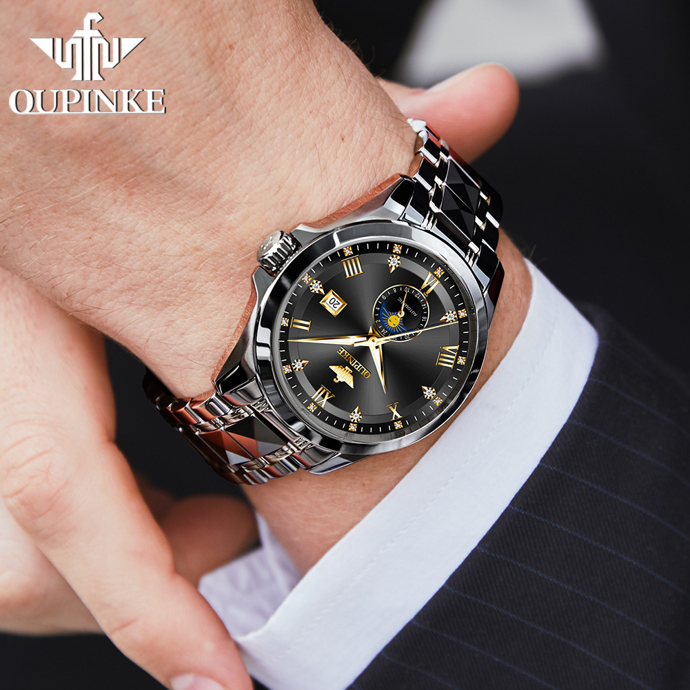 นาฬิกาข้อมือผู้ชาย OUPINKE 326 - Mens Mechanical Watch บทวิจารณ์และราคา