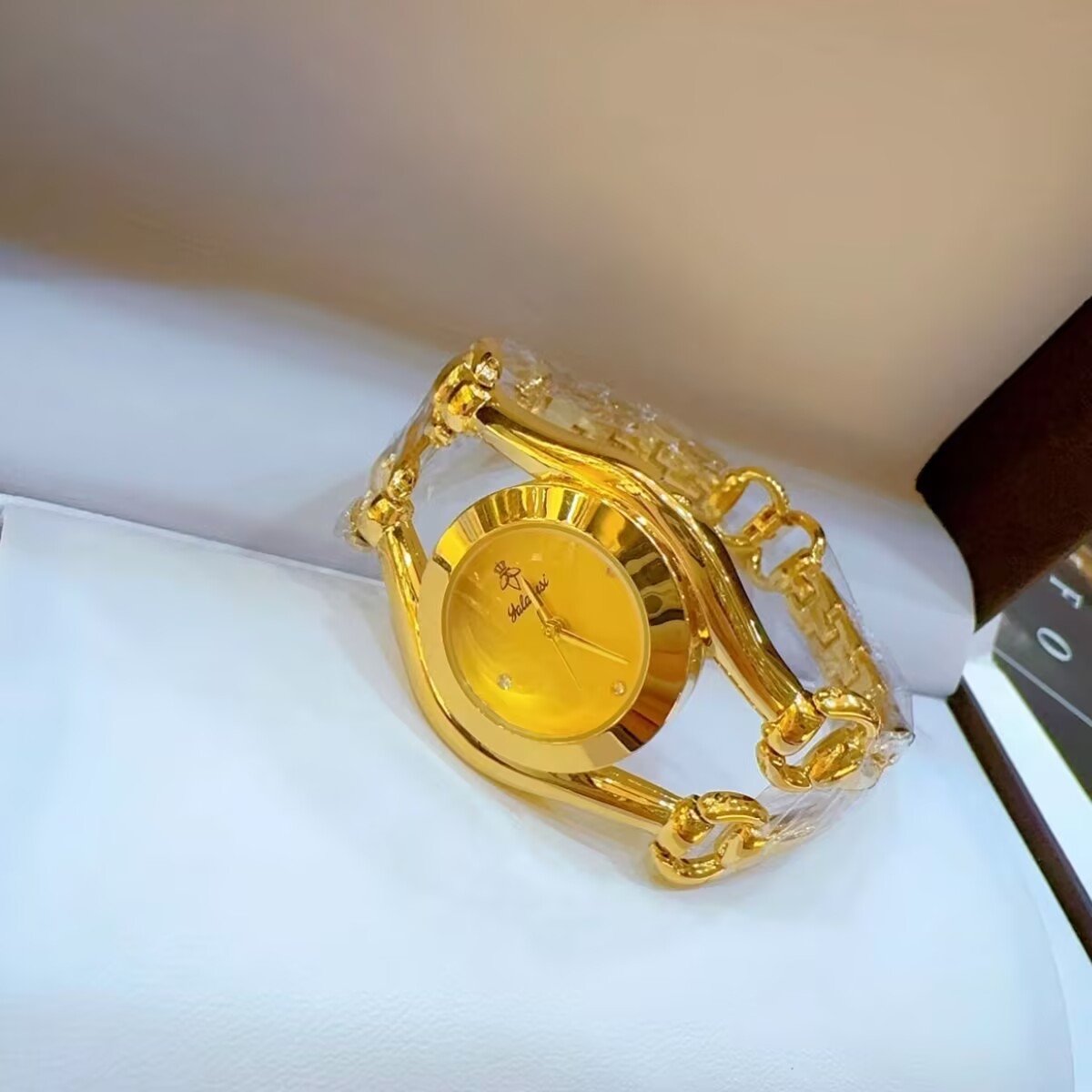 ใหม่ฝรั่งเศสดูไบ 24K ชุบทองนาฬ - Jewelry Watches & Accessories บทวิจารณ์และราคา