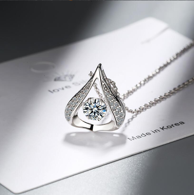 สร้อยคอจี้เพชรโมอิสซาไนต์ 0.5  - Crystal Choker Necklace บทวิจารณ์และราคา
