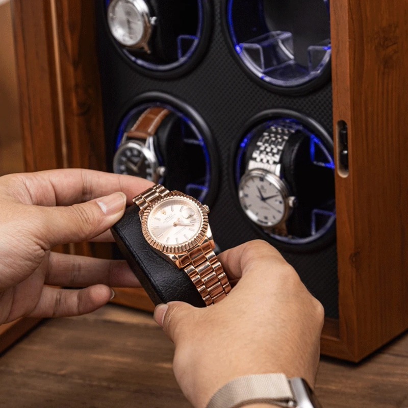 กล่องหมุนนาฬิกาอัตโนมัติแบบ US - Jewelry And Watches Store บทวิจารณ์และราคา