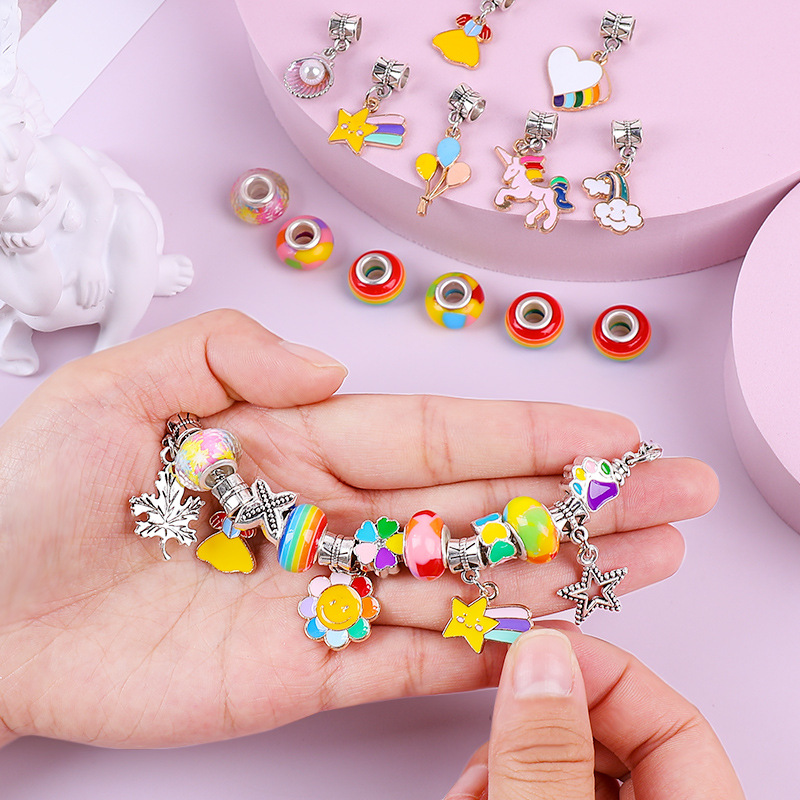 DIY สร้อยข้อมือลูกปัดชุดกล่องเ - Jewelry Y Watches บทวิจารณ์และราคา