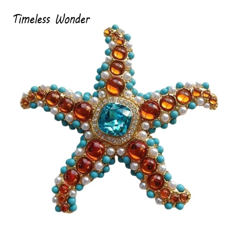 Timeless Wonder Retro Zircon G - Vintage Brooch Pin บทวิจารณ์และราคา