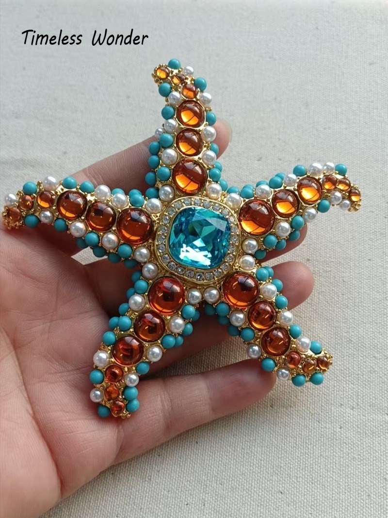 Timeless Wonder Retro Zircon G - Vintage Brooch Pin บทวิจารณ์และราคา