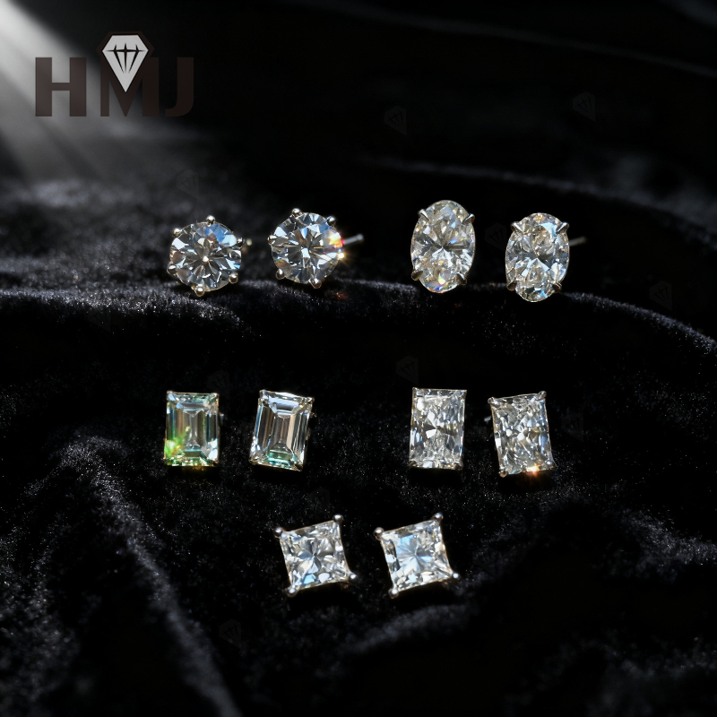 ต่างหูแบบติดหูขายส่ง เพชรโมอิส - Diamond Stud Earrings บทวิจารณ์และราคา