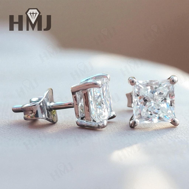 ต่างหูแบบติดหูขายส่ง เพชรโมอิส - Diamond Stud Earrings บทวิจารณ์และราคา