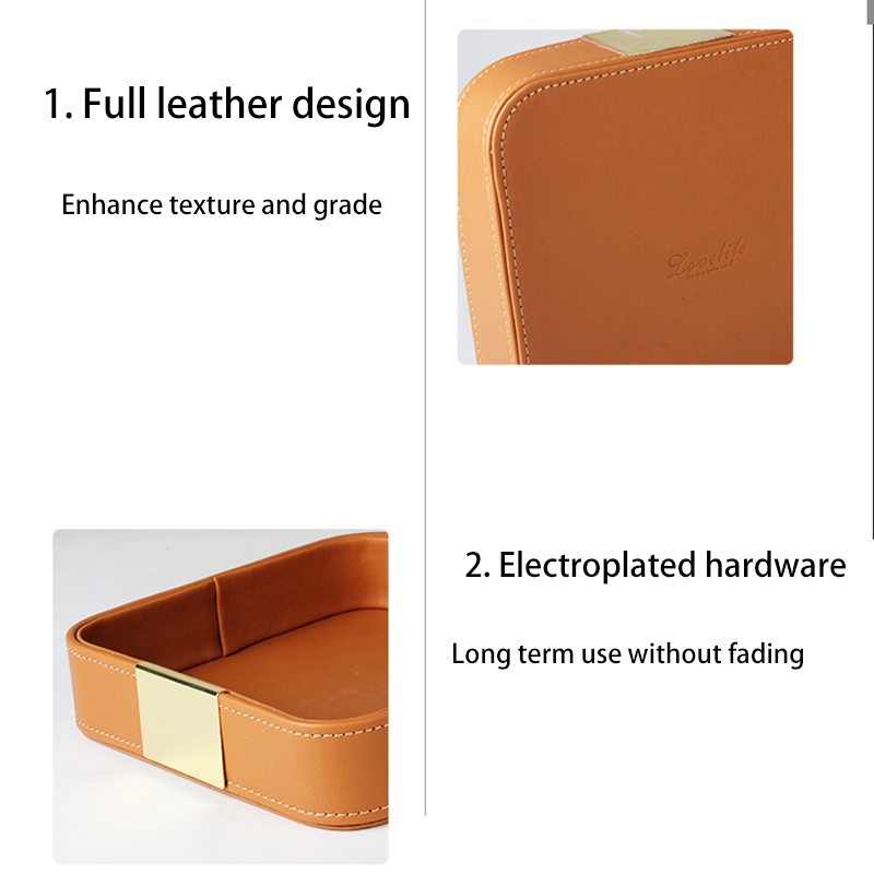 โต๊ะหนังถาด Desktop Storage ตก - Jewelry And Watches Store บทวิจารณ์และราคา