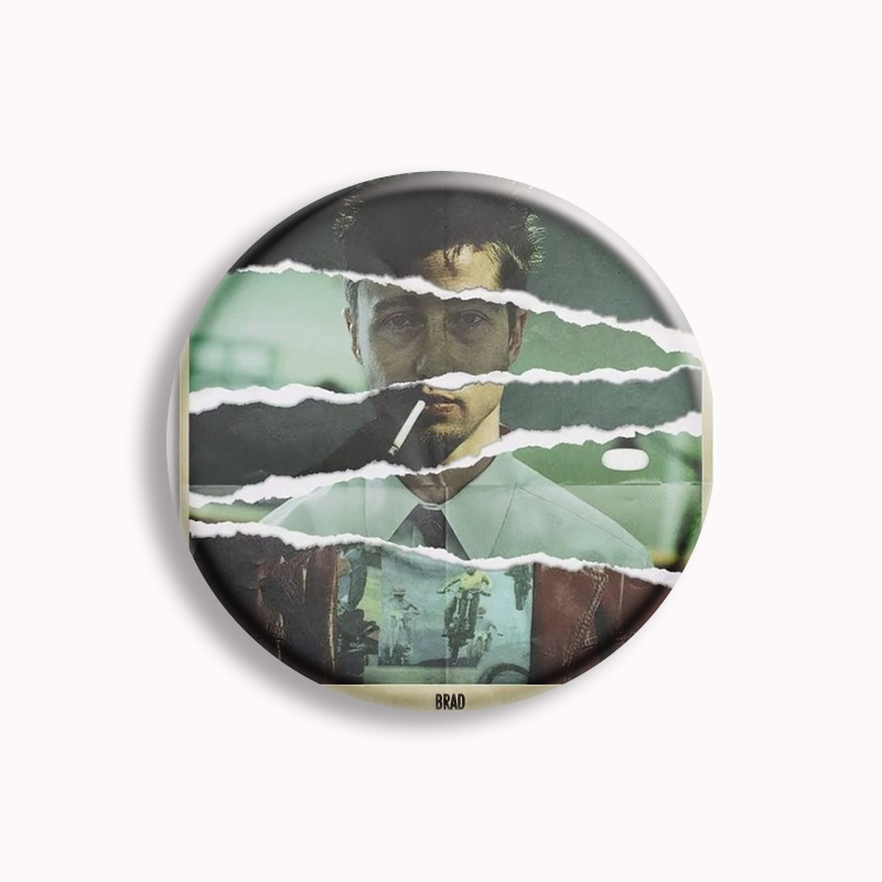 เข็มกลัดโลหะติดหนังสไตล์วินเทจ - Vintage Brooch Pin บทวิจารณ์และราคา