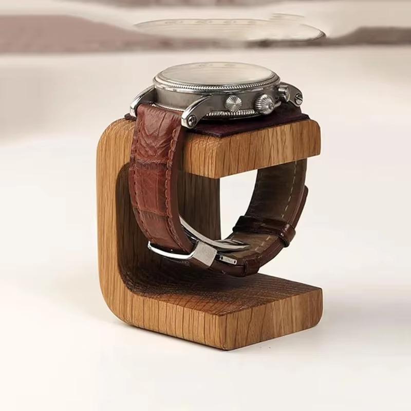 แท่นวางนาฬิกาไม้เนื้อแข็งสำหรั - Jewelry Watches & Accessories บทวิจารณ์และราคา