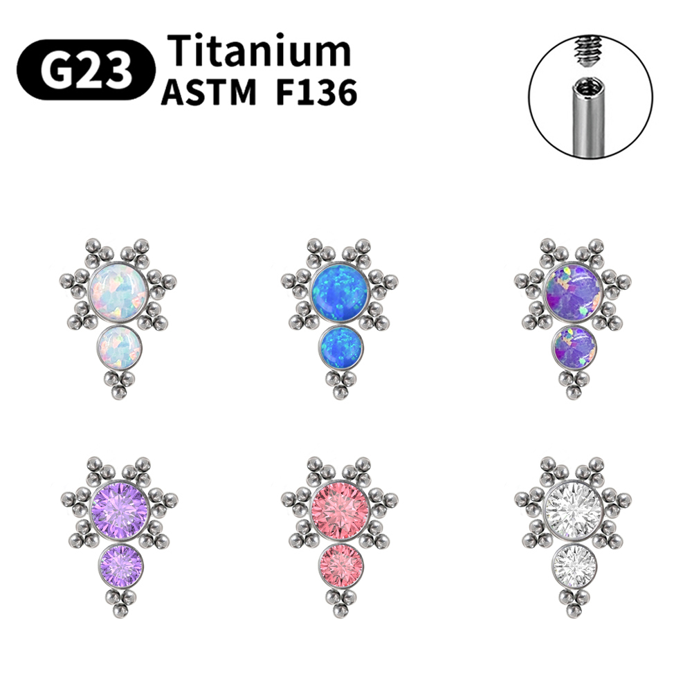 ต่างหูไทเทเนียม G23 แบบเจาะหูส - Opal Earrings Dangle บทวิจารณ์และราคา