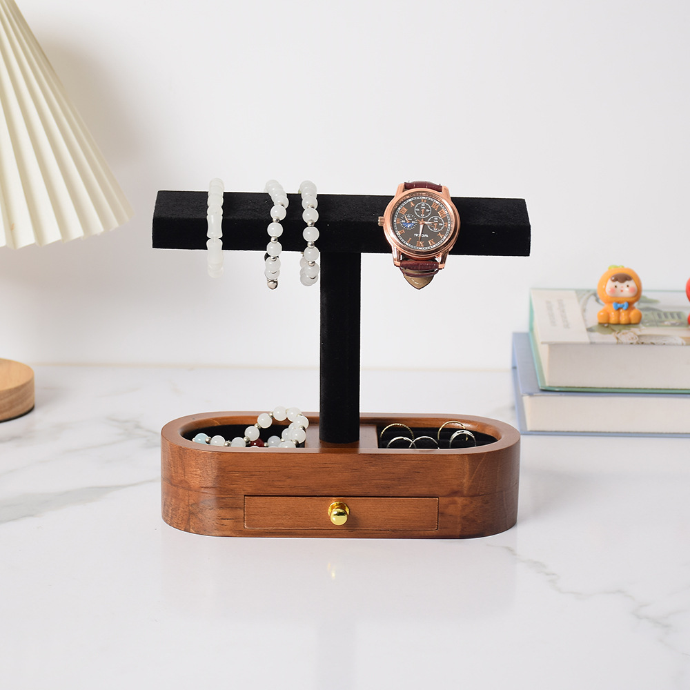 ชั้นวางเครื่องประดับไม้เนื้อแข - Jewelry And Watches Store บทวิจารณ์และราคา