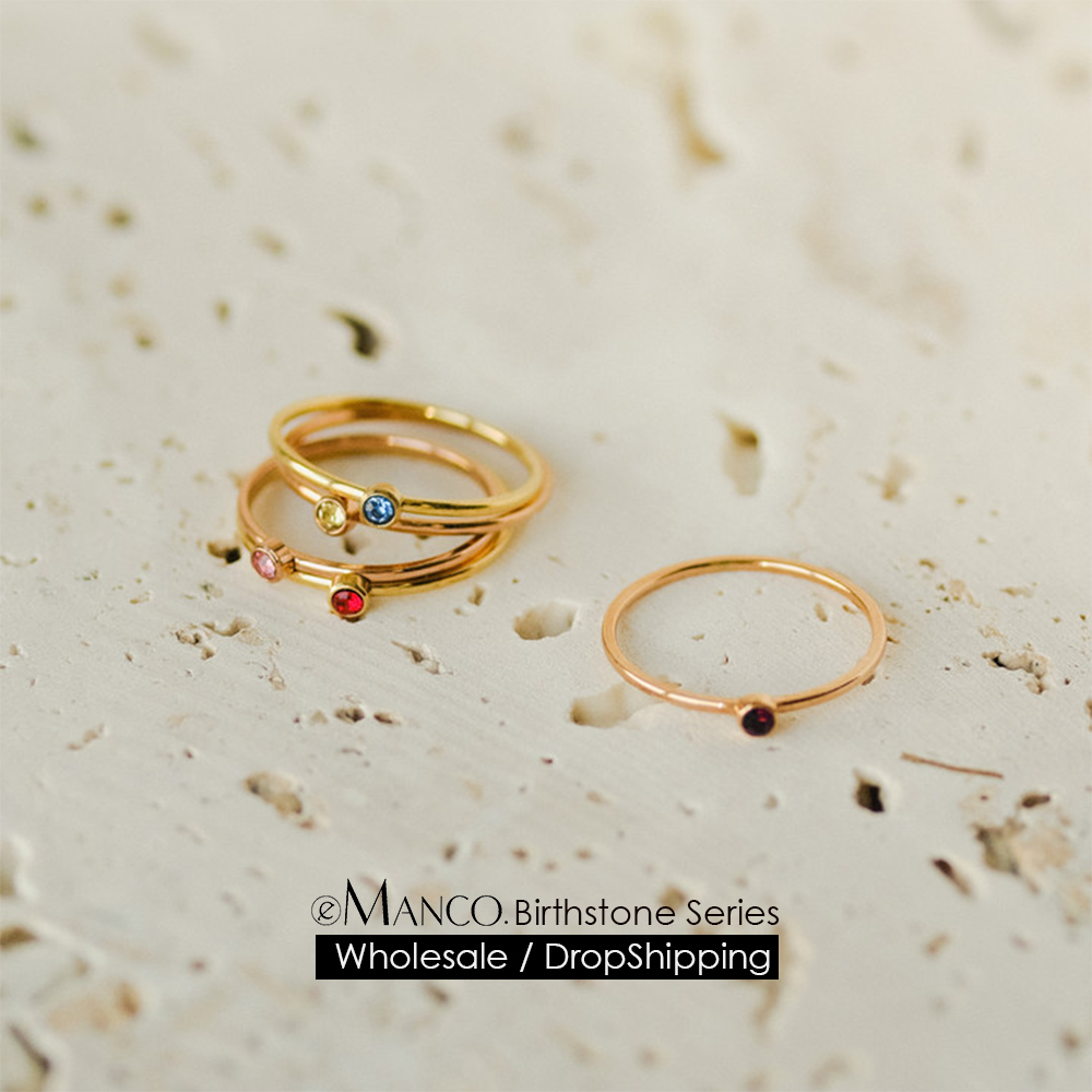 EMANCO แหวนประดับพลอยประจำเดือ - Birthstone Ring Set บทวิจารณ์และราคา