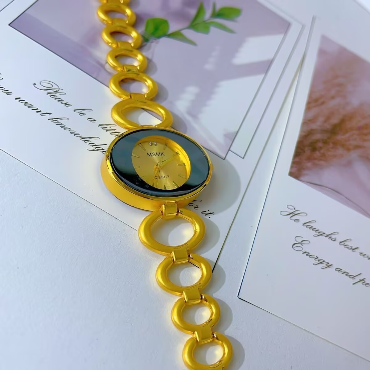 ใหม่อเมริกัน 24K ชุบทองนาฬิกาง - Jewelry Watches & Accessories บทวิจารณ์และราคา