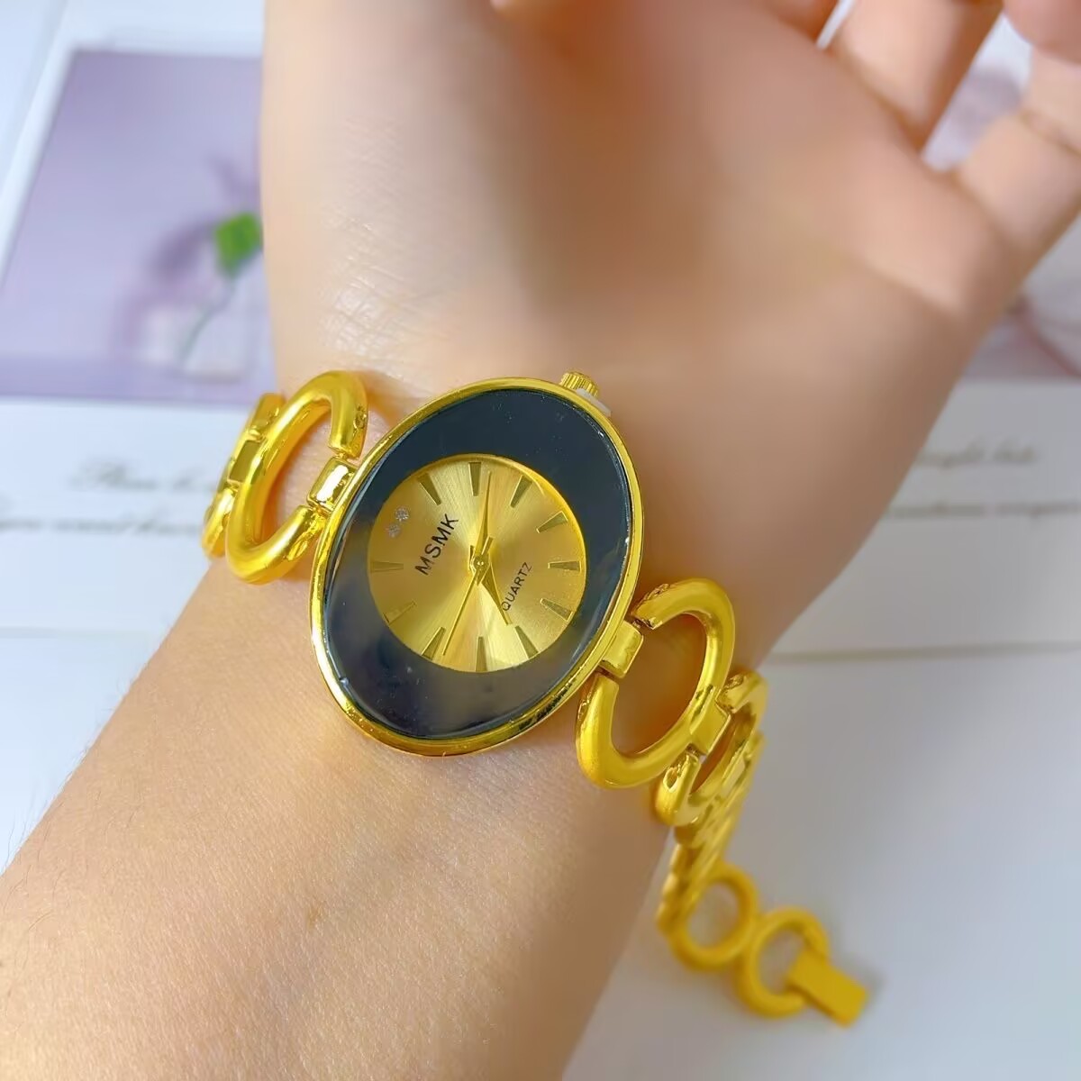ใหม่อเมริกัน 24K ชุบทองนาฬิกาง - Jewelry Watches & Accessories บทวิจารณ์และราคา