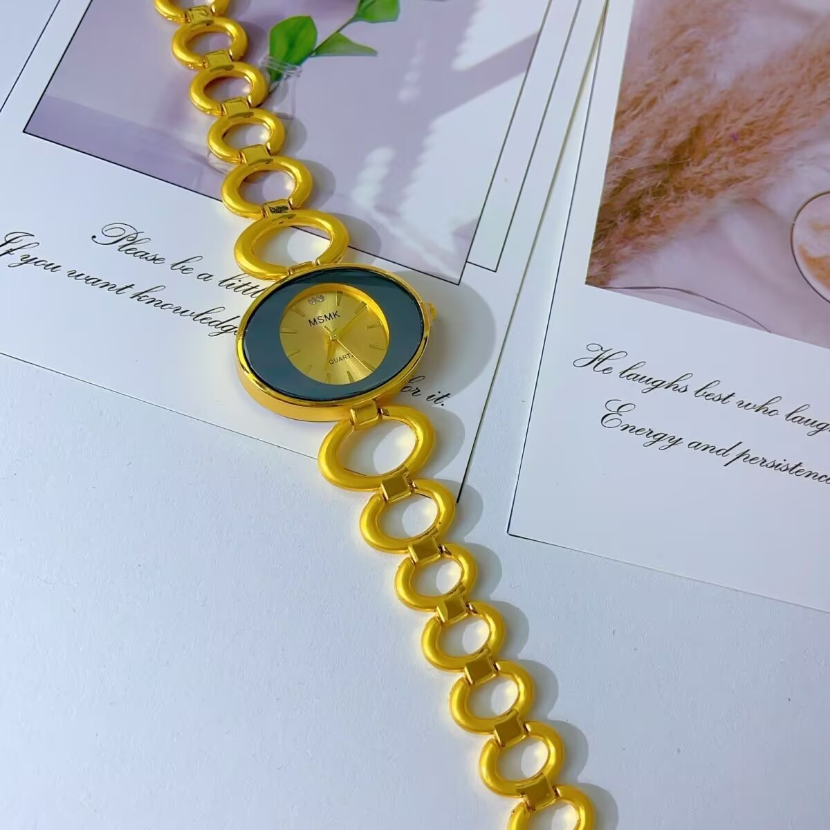 ใหม่อเมริกัน 24K ชุบทองนาฬิกาง - Jewelry Watches & Accessories บทวิจารณ์และราคา